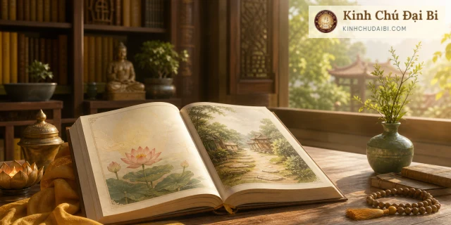 Minh họa cho Truyện Phật giáo và truyện nhân quả: Cách đọc để nuôi dưỡng hiểu biết và lòng từ